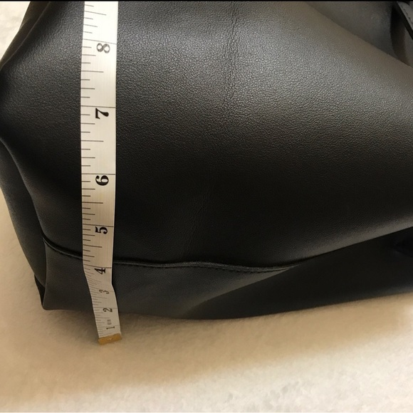 Black Draw String Bucket Bag - Picture 9 of 9